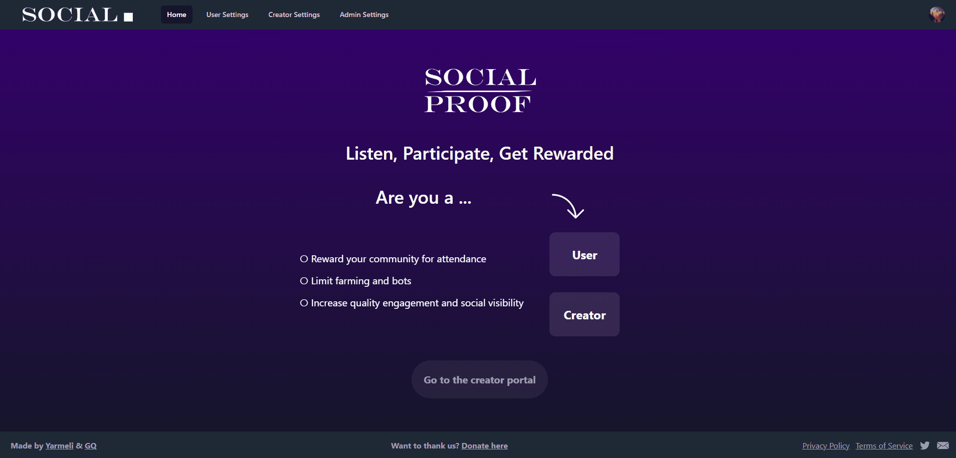 social proof page